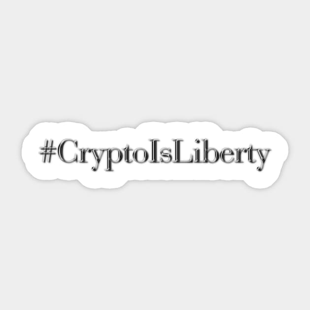 Crypto Liberty Sticker by Colveraft Designs